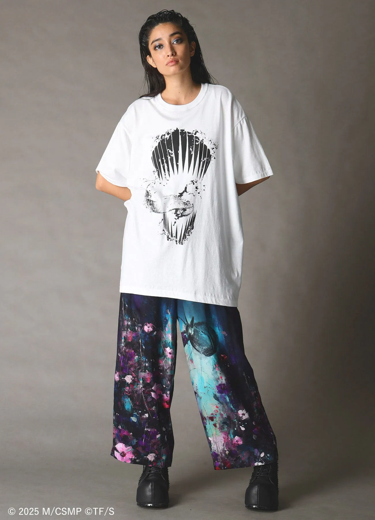 【Pre-Order】Ground Y×CHAINSAW MAN Collaborate Collection CHAINSAW MAN TEETH T-SHIRT【Shipping sequentially from late February 2026】 sold by Yohji Yamamoto product image thumbnail 3