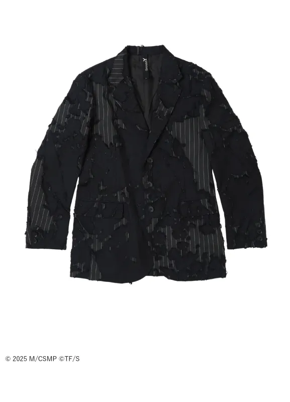 【Pre-Order】Ground Y×CHAINSAW MAN Collaborate Collection CHAINSAW OPAL FINISHING JACKET【Shipping sequentially from late February 2026】 made by Yohji Yamamoto