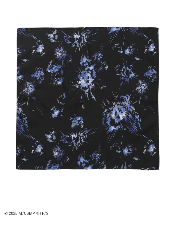 【Pre-Order】Ground Y×CHAINSAW MAN Collaborate Collection EXPLOSION GRAPHIC HANDKERCHIEF【Shipping sequentially from late February 2026】 sold by Yohji Yamamoto
