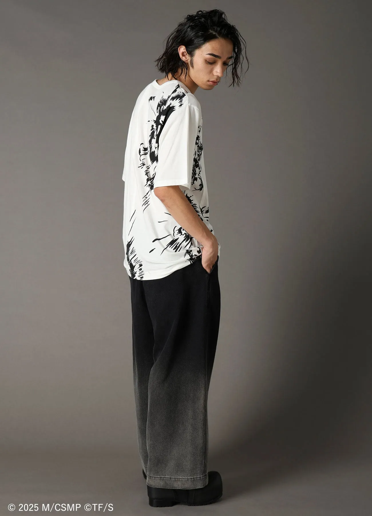 【Pre-Order】Ground Y×CHAINSAW MAN Collaborate Collection EXPLOSION GRAPHIC T-SHIRT【Shipping sequentially from late February 2026】 sold by Yohji Yamamoto product image thumbnail 4