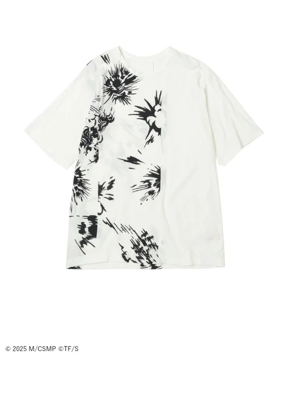 【Pre-Order】Ground Y×CHAINSAW MAN Collaborate Collection EXPLOSION GRAPHIC T-SHIRT【Shipping sequentially from late February 2026】 made by Yohji Yamamoto