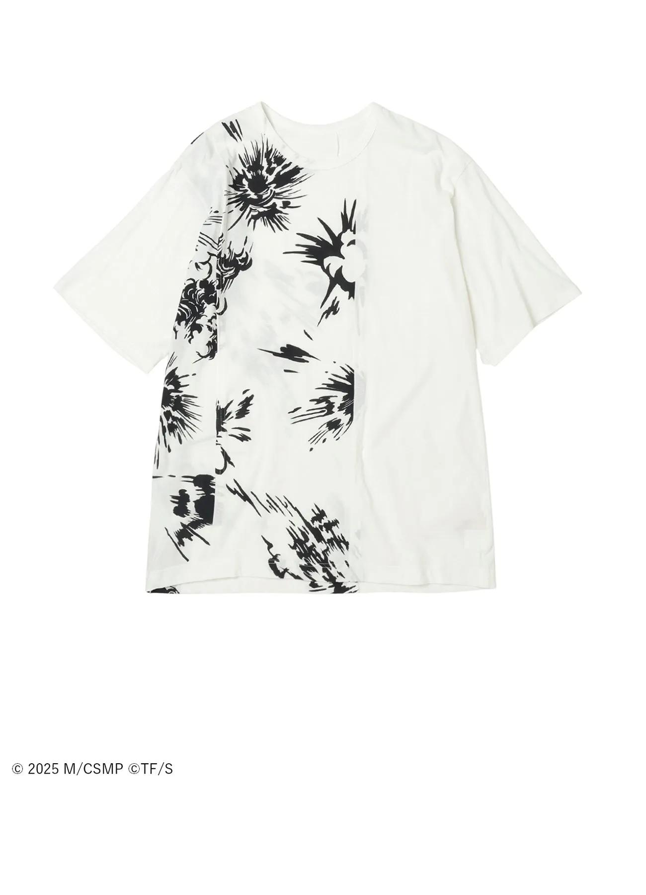 【Pre-Order】Ground Y×CHAINSAW MAN Collaborate Collection EXPLOSION GRAPHIC T-SHIRT【Shipping sequentially from late February 2026】 sold by Yohji Yamamoto