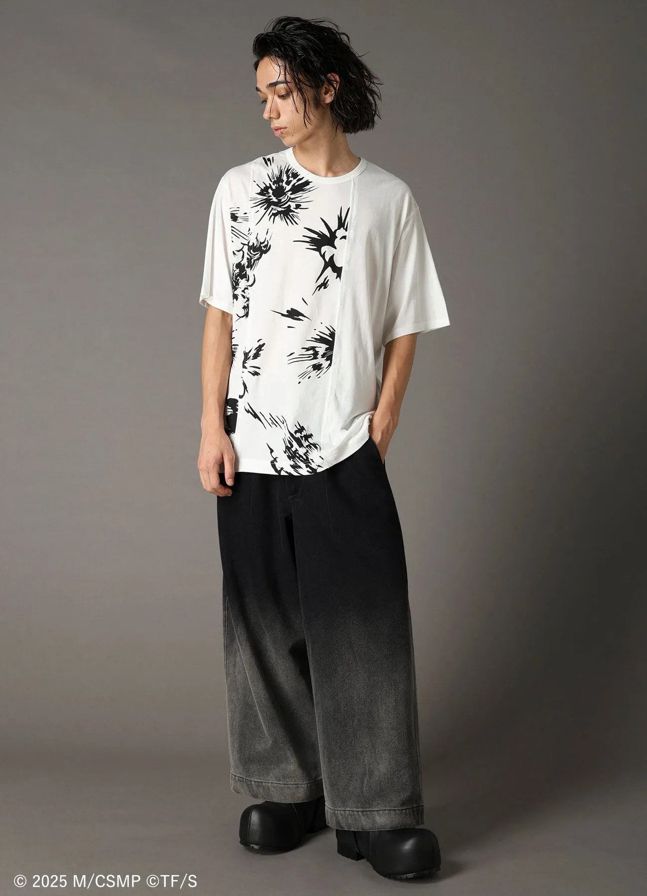 【Pre-Order】Ground Y×CHAINSAW MAN Collaborate Collection EXPLOSION GRAPHIC T-SHIRT【Shipping sequentially from late February 2026】 sold by Yohji Yamamoto product image thumbnail 2