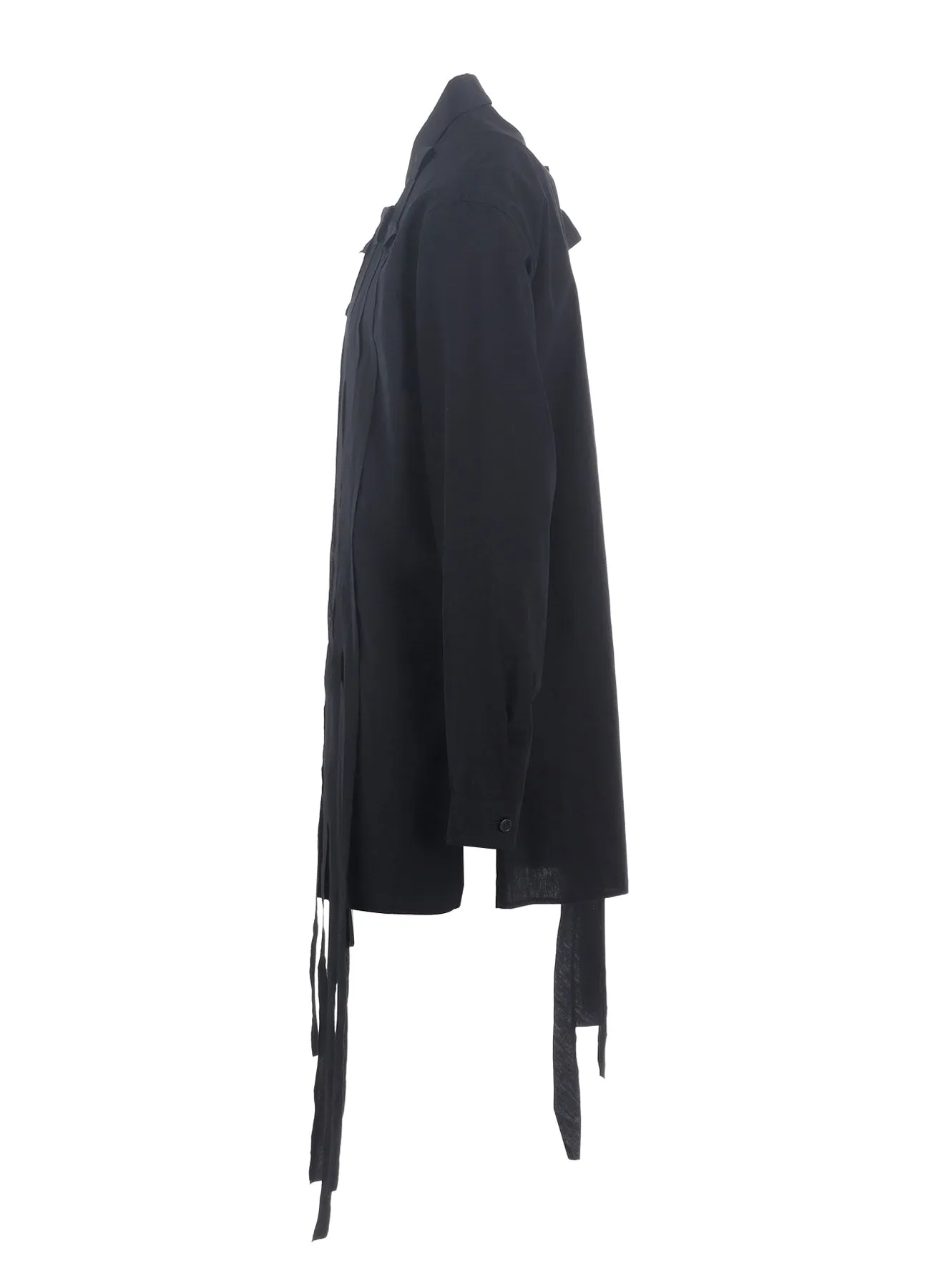 100/2 BROAD COTTON SHIRT WITH TAPE sold by Yohji Yamamoto product image thumbnail 3