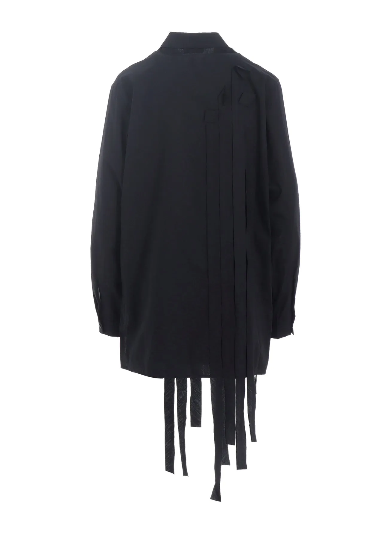 100/2 BROAD COTTON SHIRT WITH TAPE sold by Yohji Yamamoto product image thumbnail 4