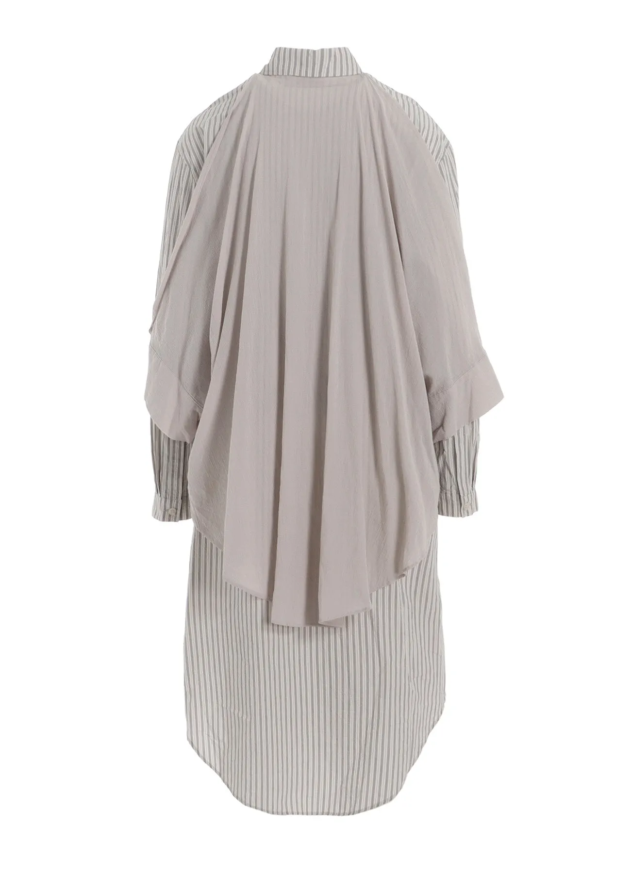 STRIPE LAYERED DRESS sold by Yohji Yamamoto product image thumbnail 4