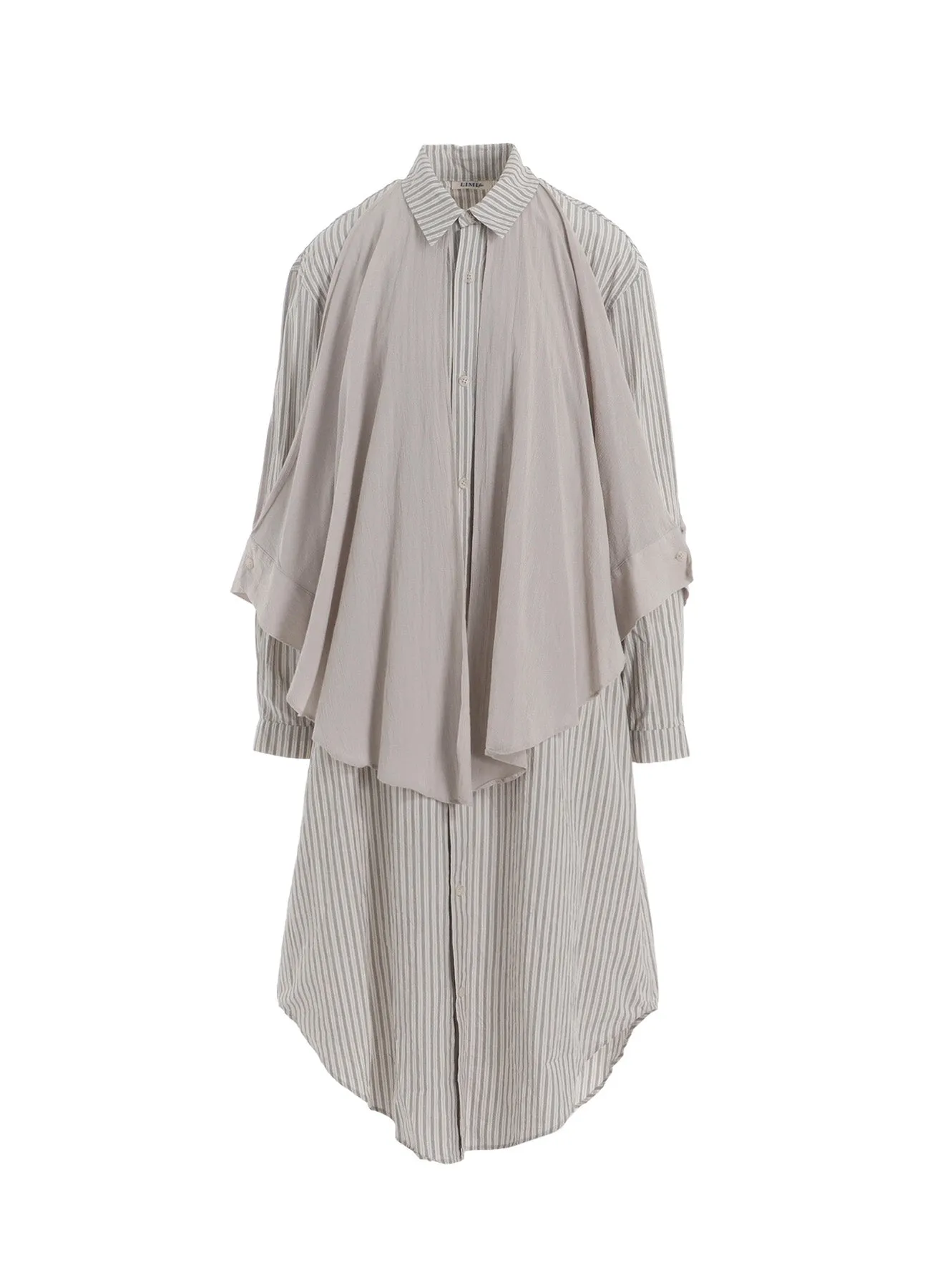 STRIPE LAYERED DRESS sold by Yohji Yamamoto