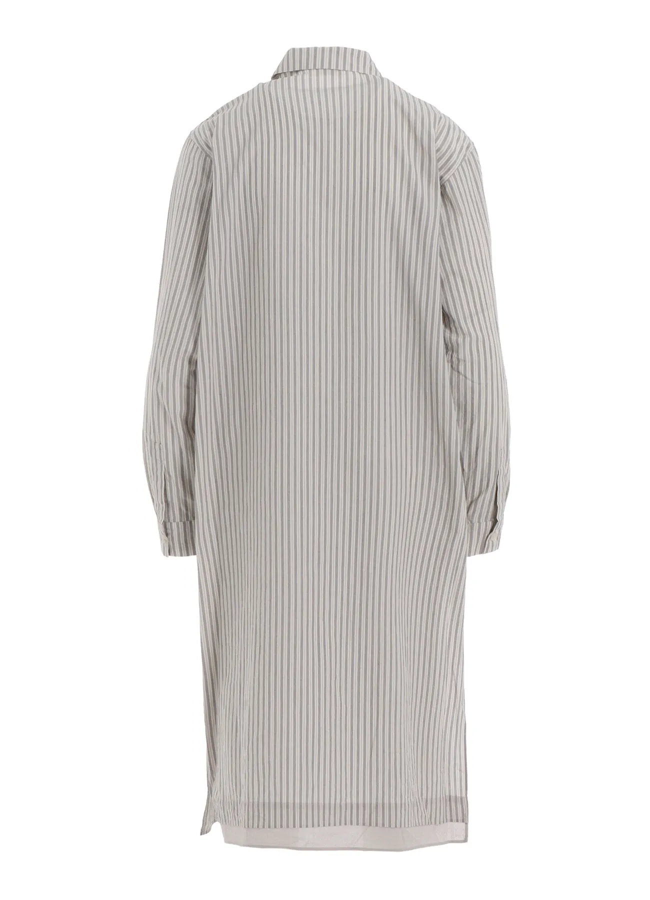 STRIPE LAYERED LONG SHIRT sold by Yohji Yamamoto product image thumbnail 4