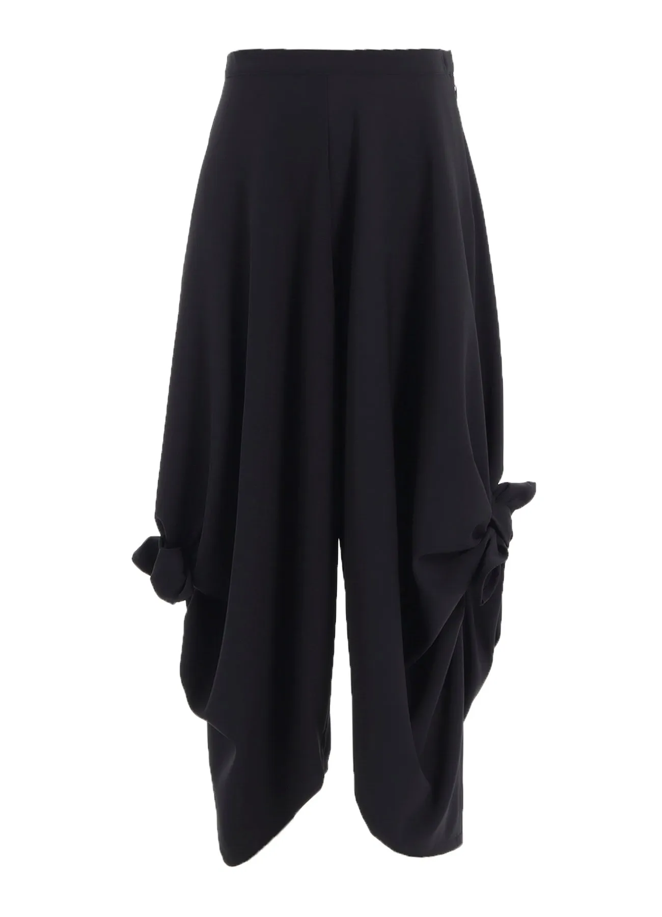 DOUBLE SATIN TIED PANTS A sold by Yohji Yamamoto product image thumbnail 2