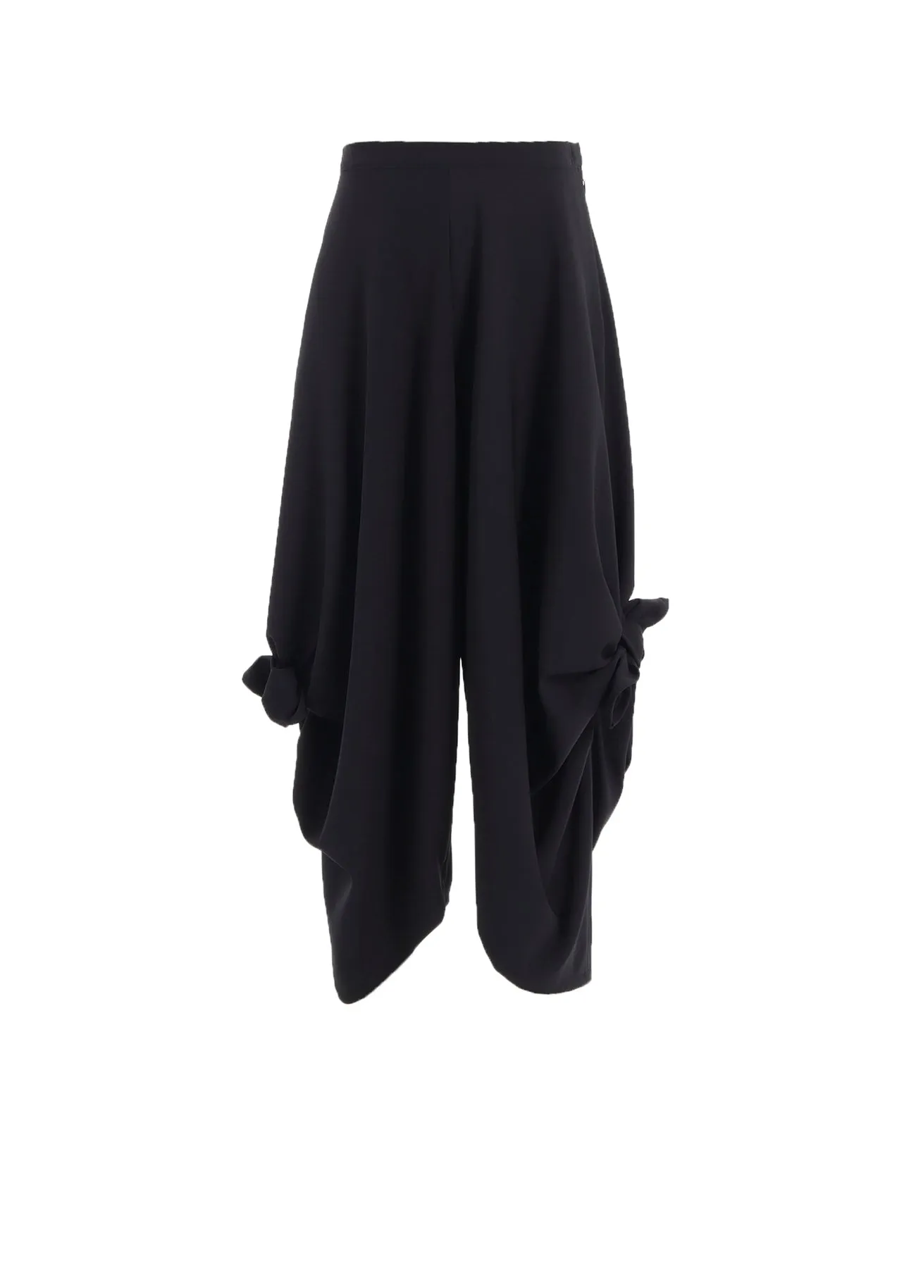 DOUBLE SATIN TIED PANTS A sold by Yohji Yamamoto