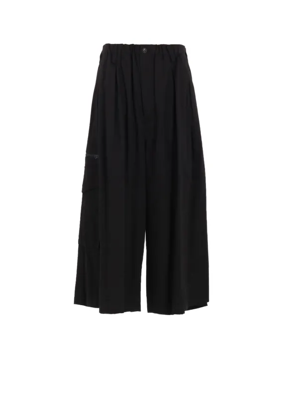 COTTON TWILL CARGO CULOTTE PANTS sold by Yohji Yamamoto