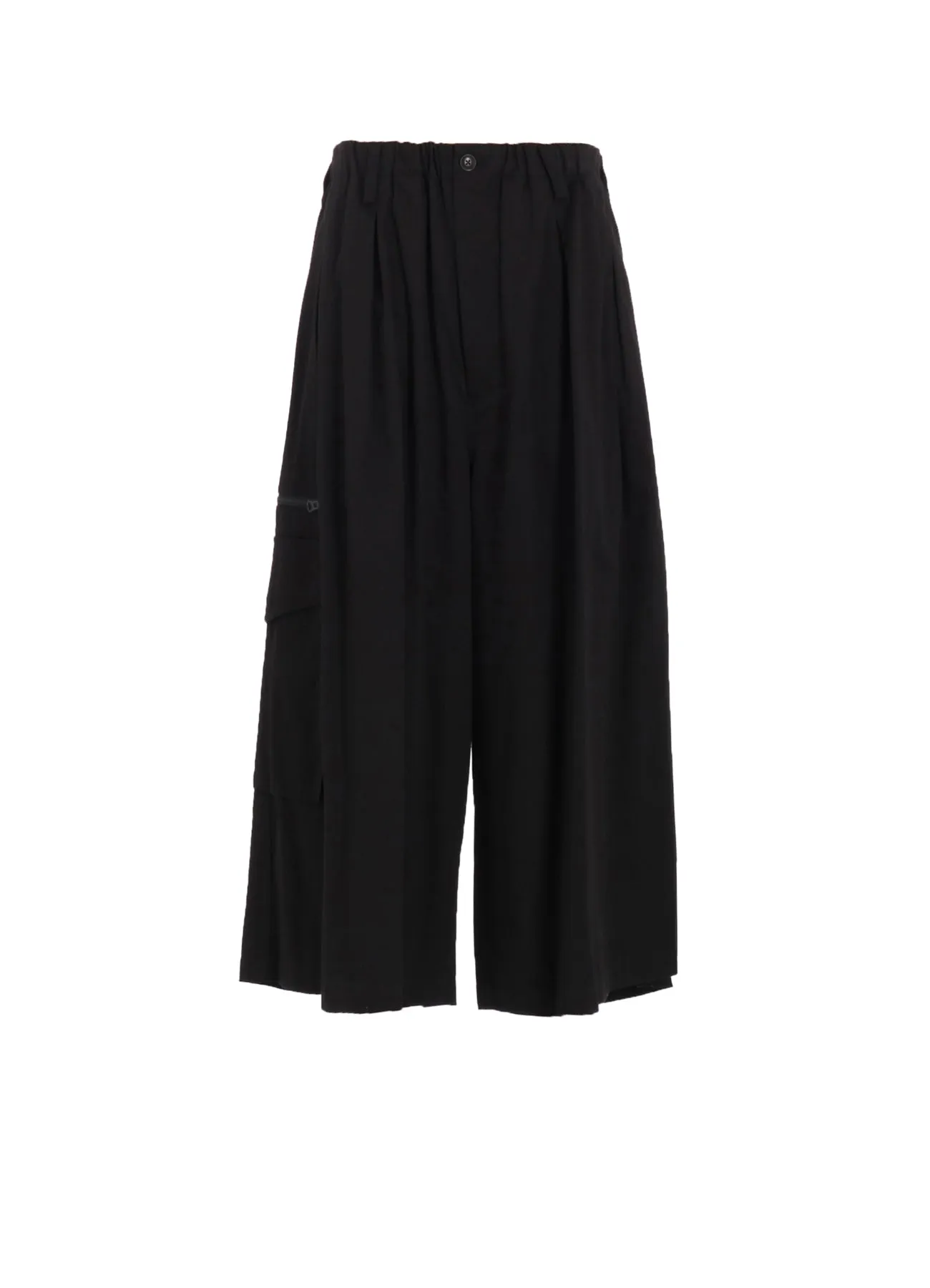 COTTON TWILL CARGO CULOTTE PANTS sold by Yohji Yamamoto
