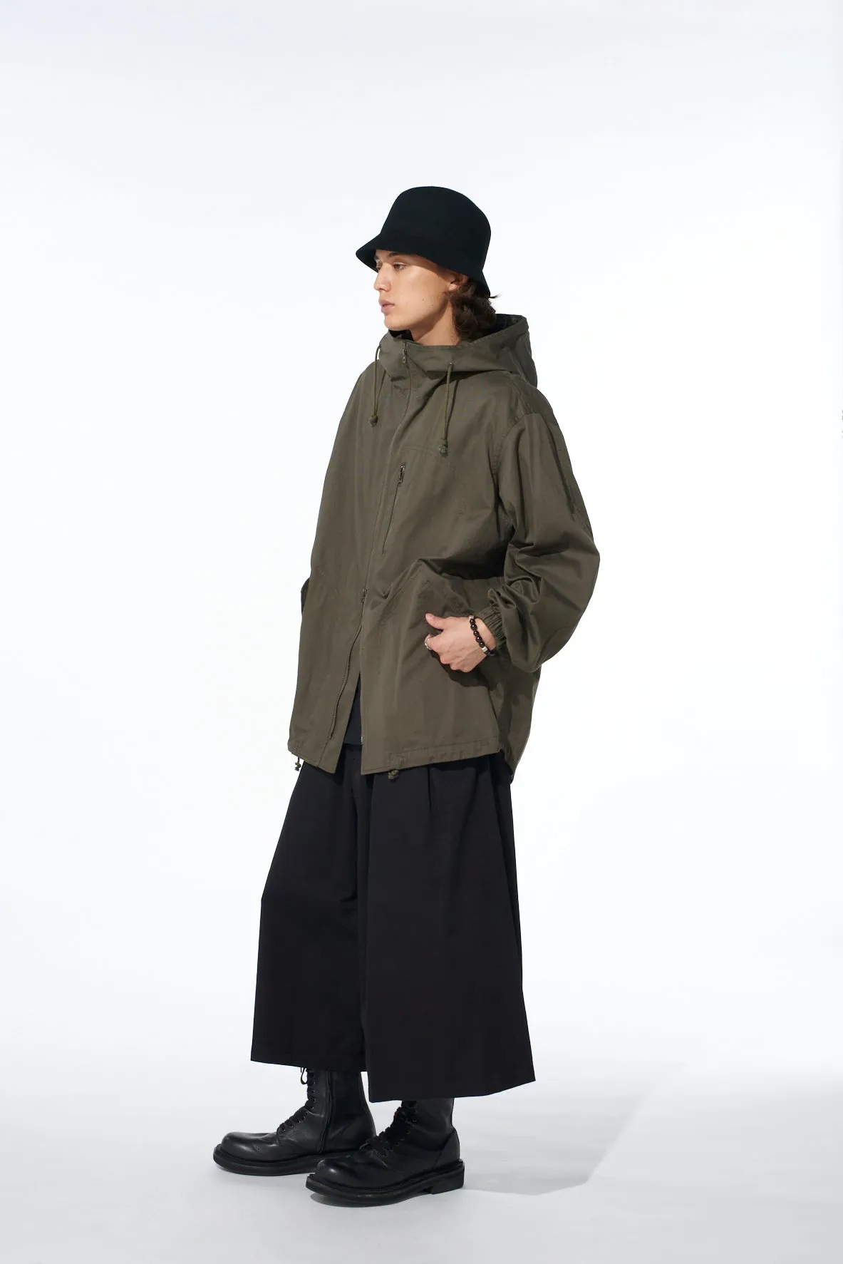 COTTON TWILL CARGO CULOTTE PANTS sold by Yohji Yamamoto product image thumbnail 3