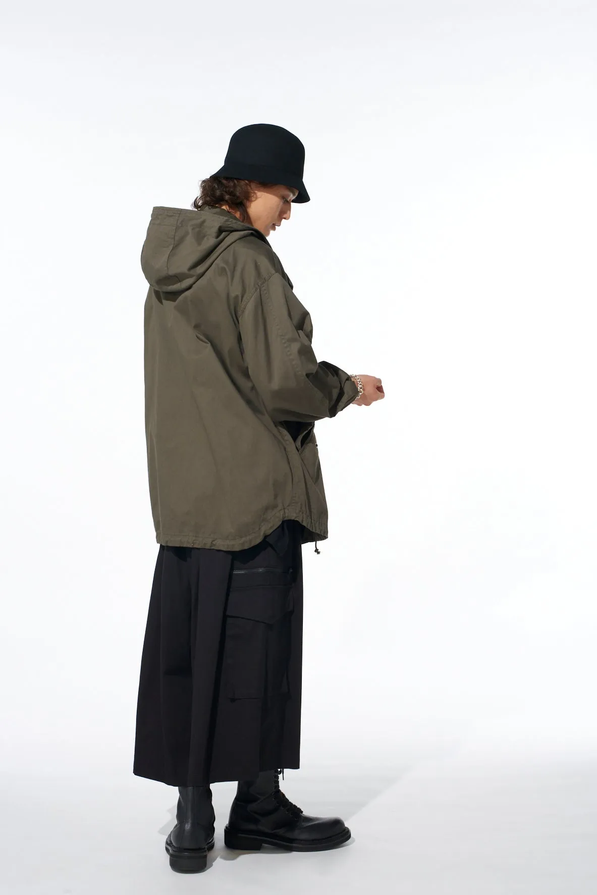 COTTON TWILL MOUNTAIN PARKA sold by Yohji Yamamoto product image thumbnail 5