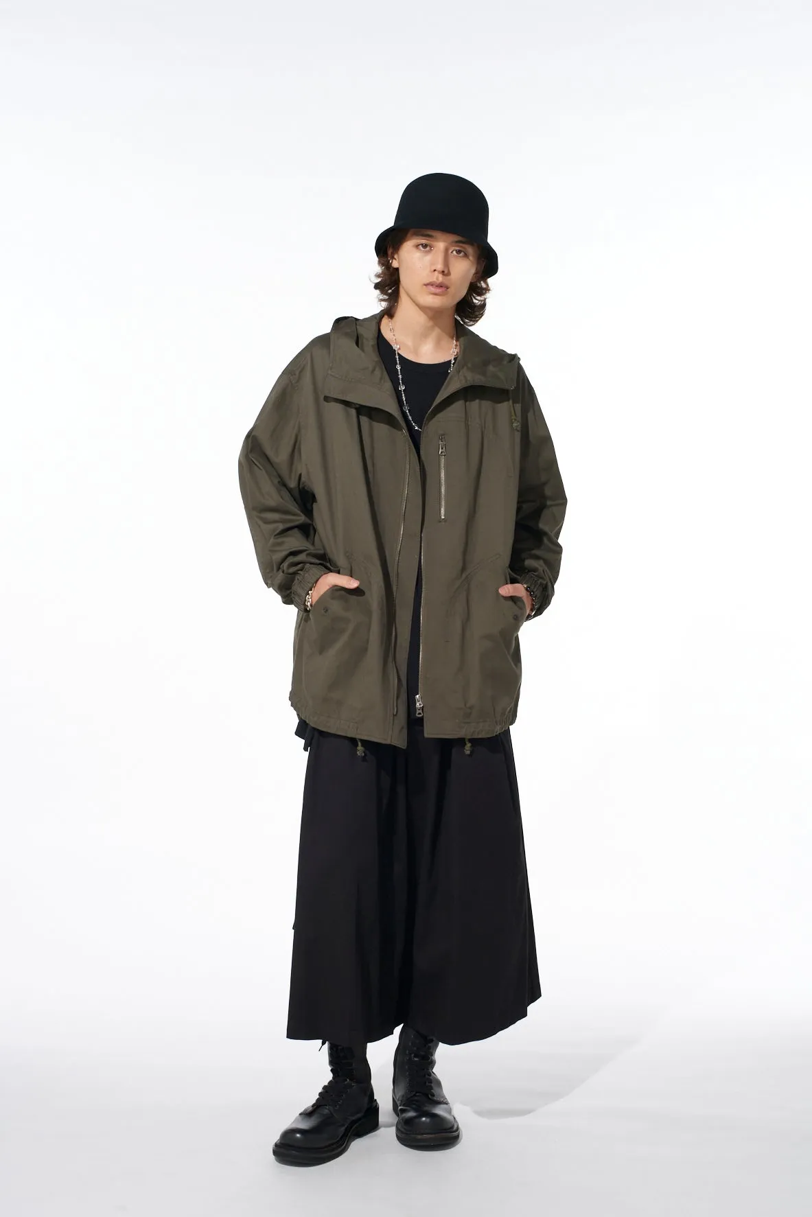 COTTON TWILL MOUNTAIN PARKA sold by Yohji Yamamoto product image thumbnail 2