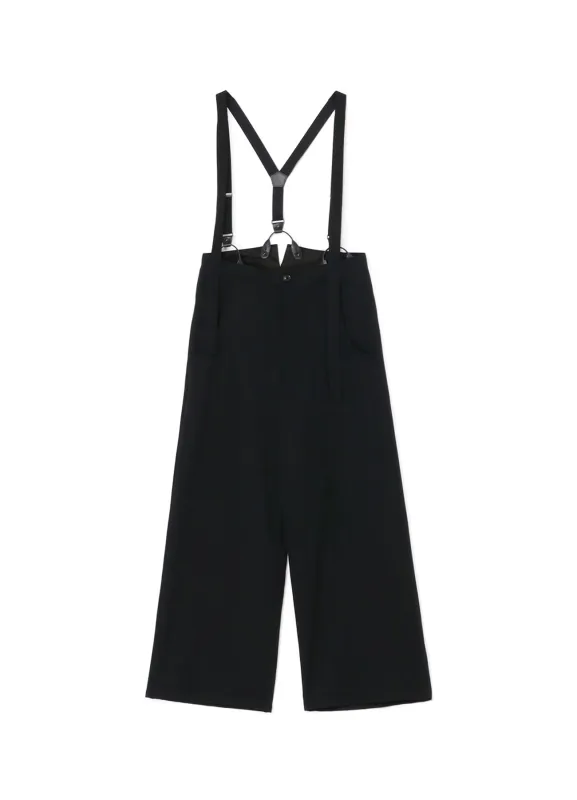 WOOL GABARDINE SUSPENDERS PANTS made by Yohji Yamamoto