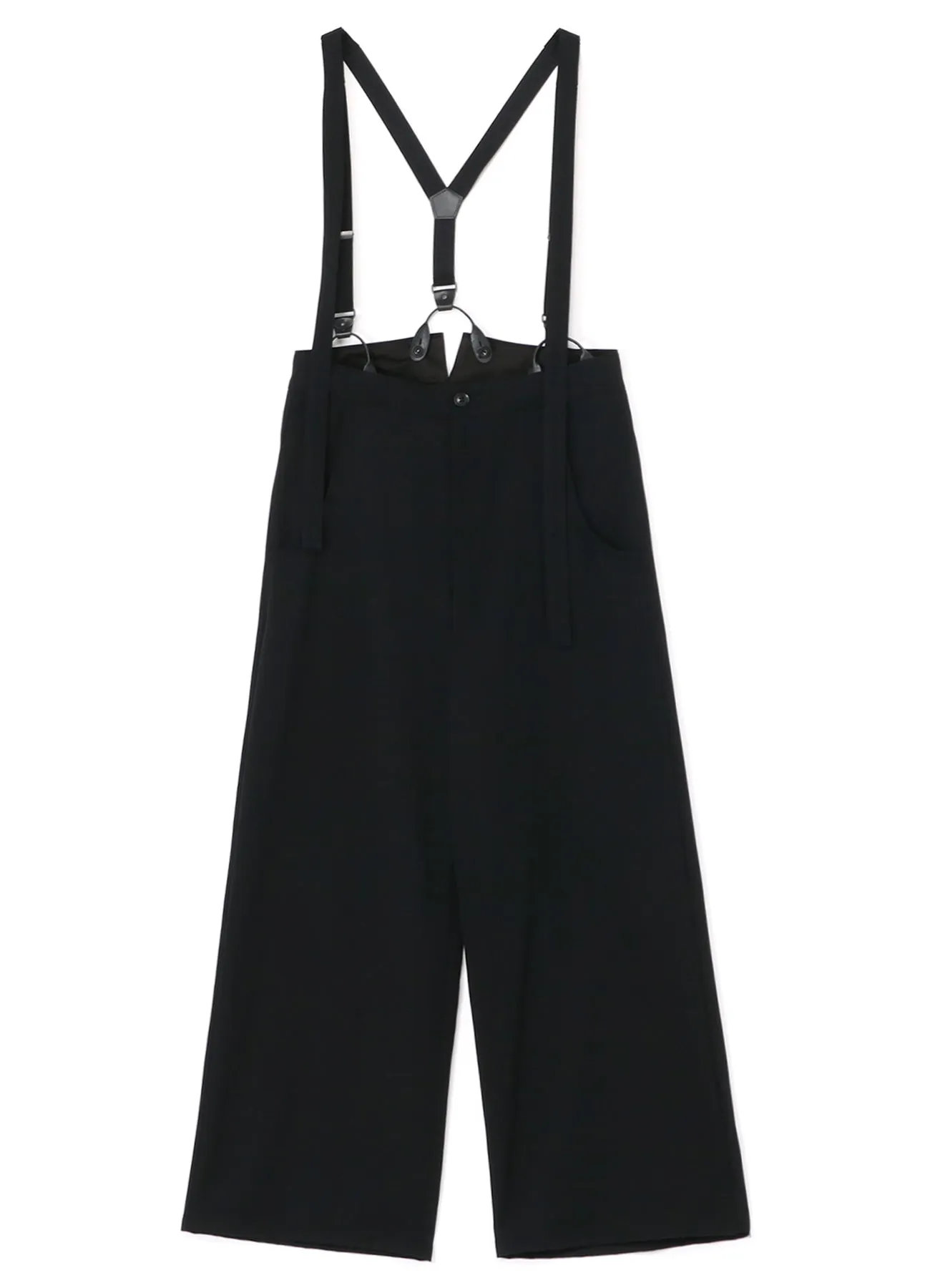 WOOL GABARDINE SUSPENDERS PANTS sold by Yohji Yamamoto product image thumbnail 2