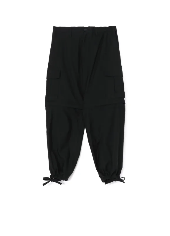 COTTON SERGE SEPARATE PANTS sold by Yohji Yamamoto