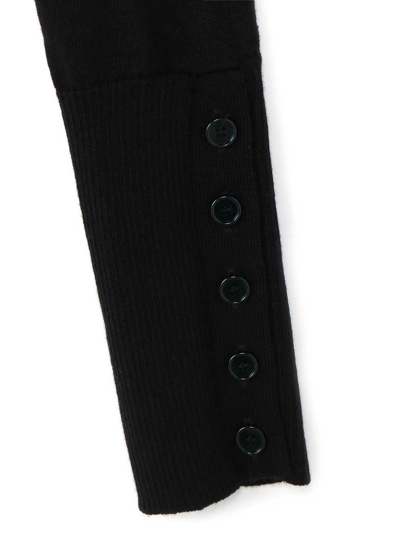 STANDARD SOFT WOOL WASHABLE PLAIN STITCH SIDE SWEATER sold by Yohji Yamamoto product image thumbnail 5