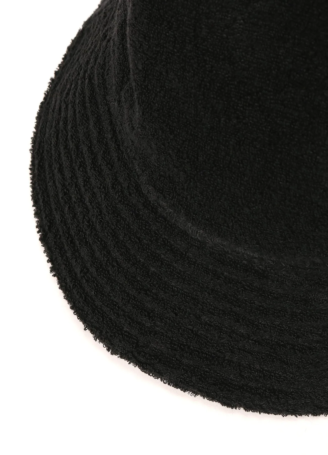 BLENDED LINEN PILE FLAT HAT WITH ATTACHED LOGO TOWEL sold by Yohji Yamamoto product image thumbnail 5
