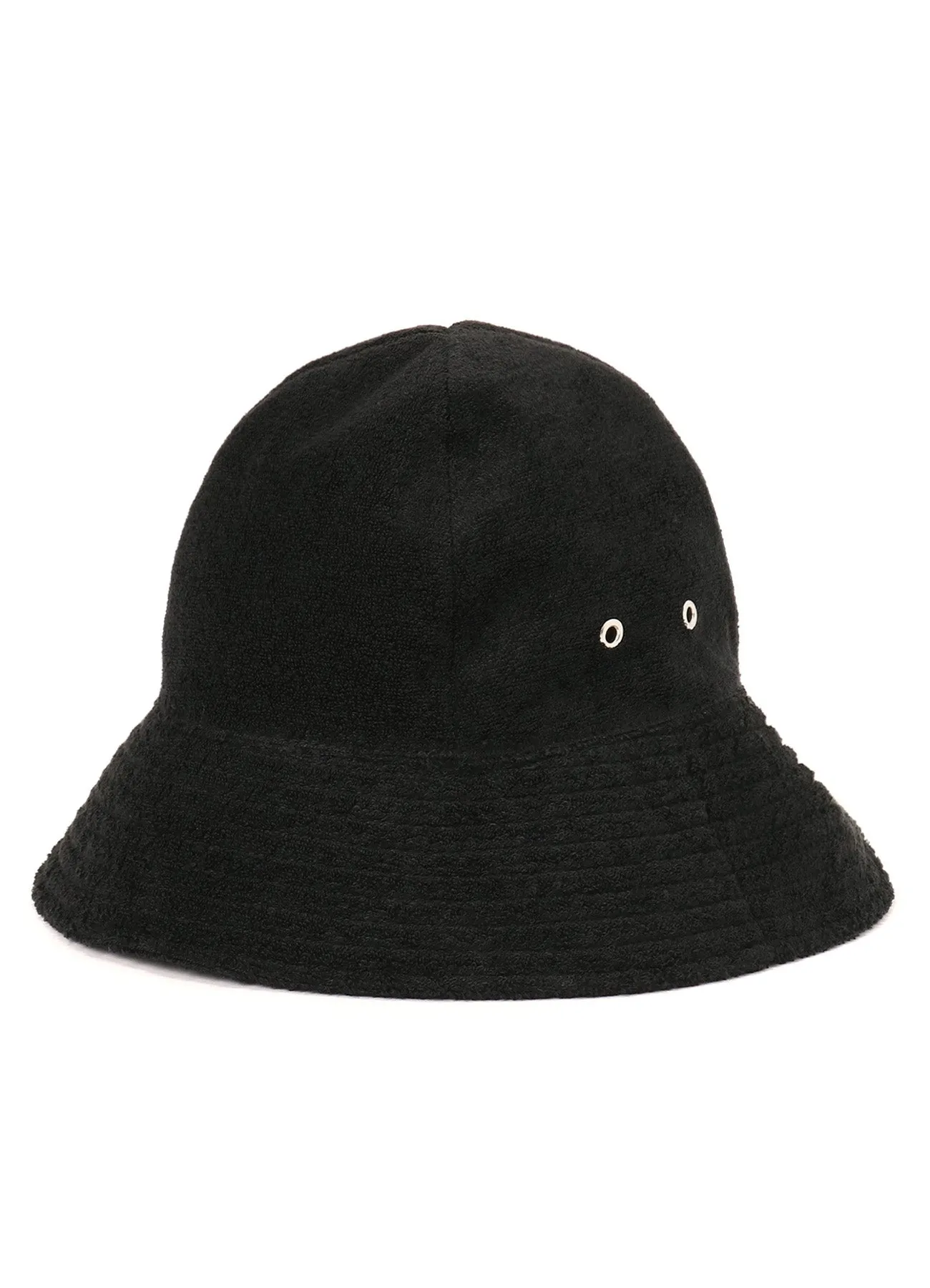 BLENDED LINEN PILE FLAT HAT WITH ATTACHED LOGO TOWEL sold by Yohji Yamamoto product image thumbnail 2