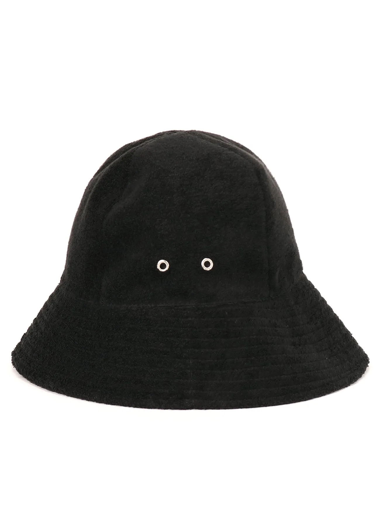 BLENDED LINEN PILE FLAT HAT WITH ATTACHED LOGO TOWEL sold by Yohji Yamamoto product image thumbnail 3