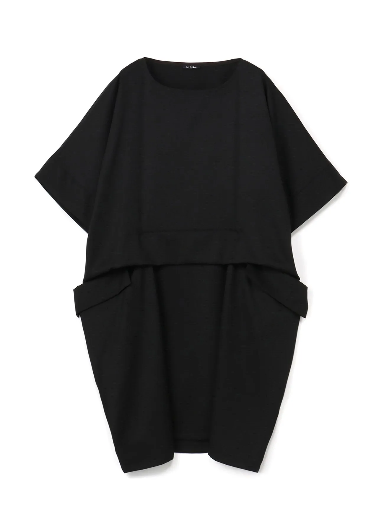 STANDARD WOOL GABARDINE DROPPED POCKET DRESS sold by Yohji Yamamoto
