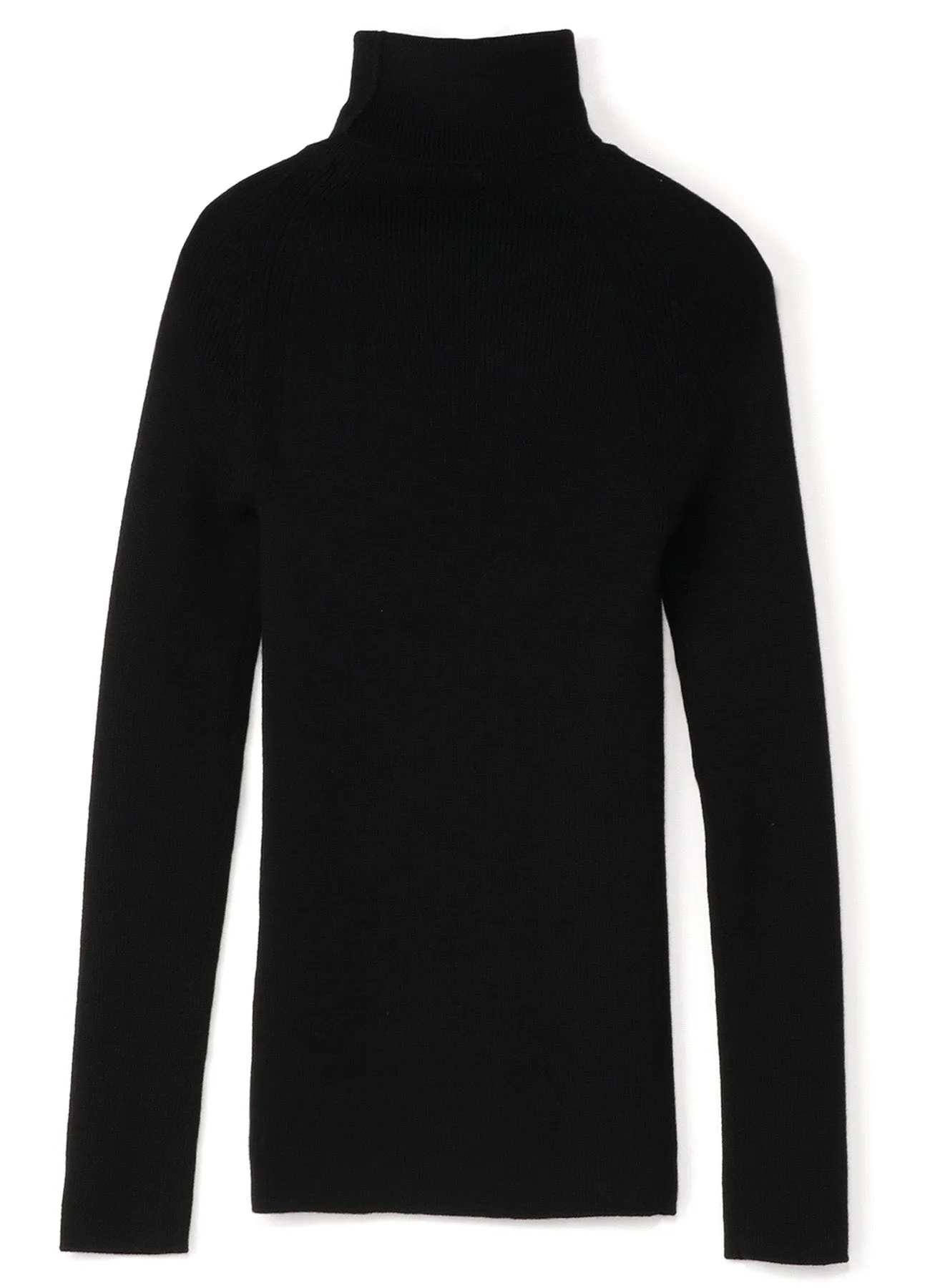 STANDARD WOOL PLAIN SIDE STITCH WASHABLE SHORT TURTLE NECK KNIT sold by Yohji Yamamoto product image thumbnail 3