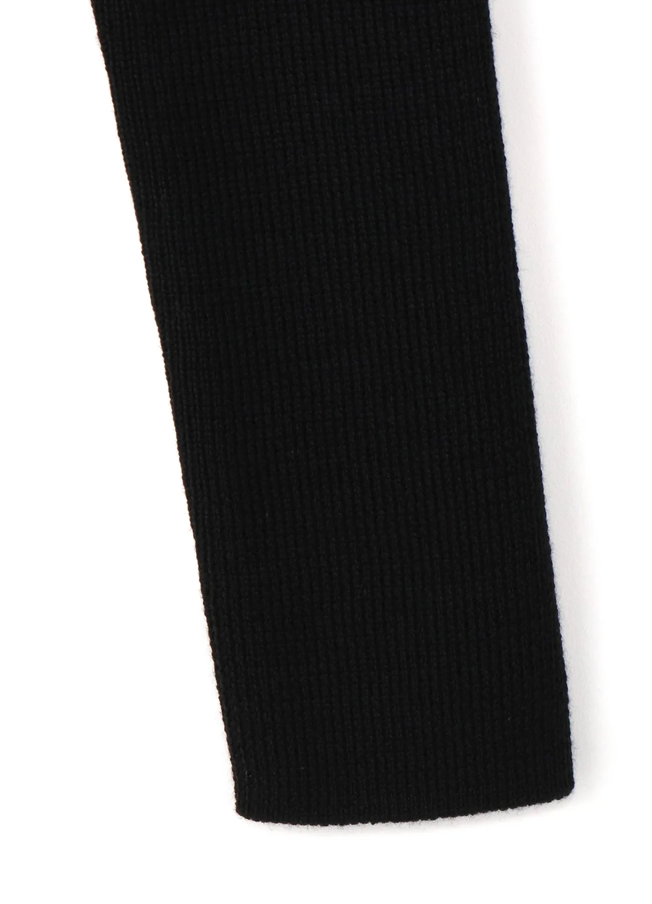 STANDARD WOOL PLAIN SIDE STITCH WASHABLE SHORT TURTLE NECK KNIT sold by Yohji Yamamoto product image thumbnail 5