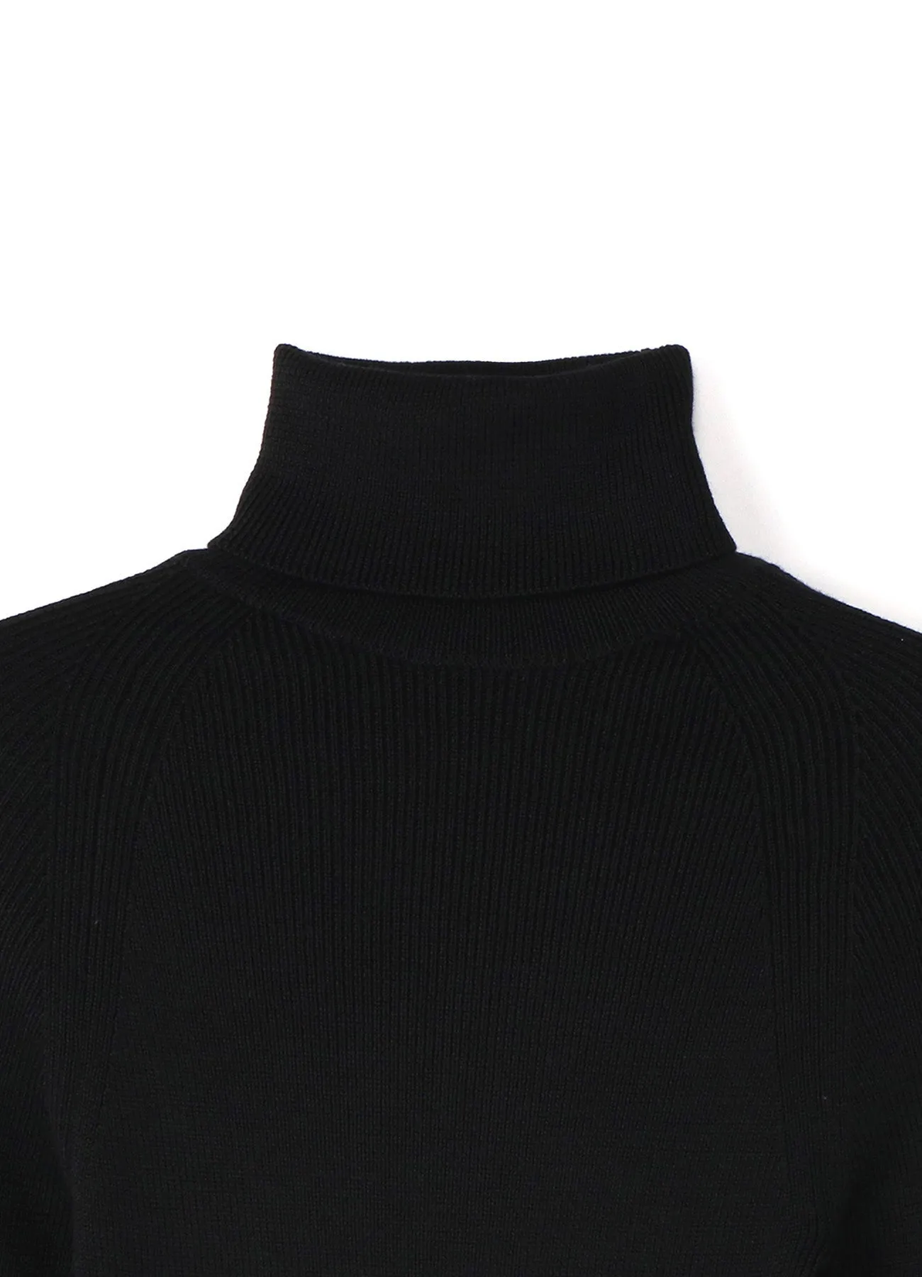 STANDARD WOOL PLAIN SIDE STITCH WASHABLE SHORT TURTLE NECK KNIT sold by Yohji Yamamoto product image thumbnail 4