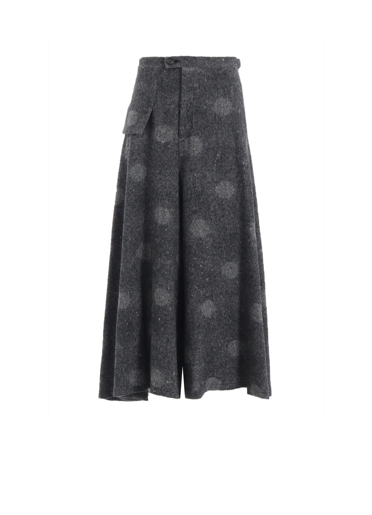 WOOL SHADOW DOT FLARE PANTS sold by Yohji Yamamoto