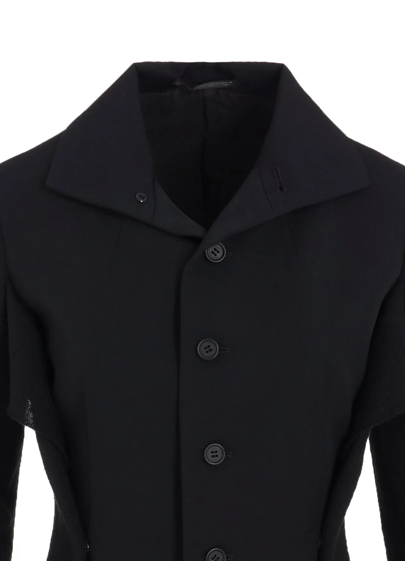 WOOL GABARDINE COMBINATION JACKET sold by Yohji Yamamoto product image thumbnail 5