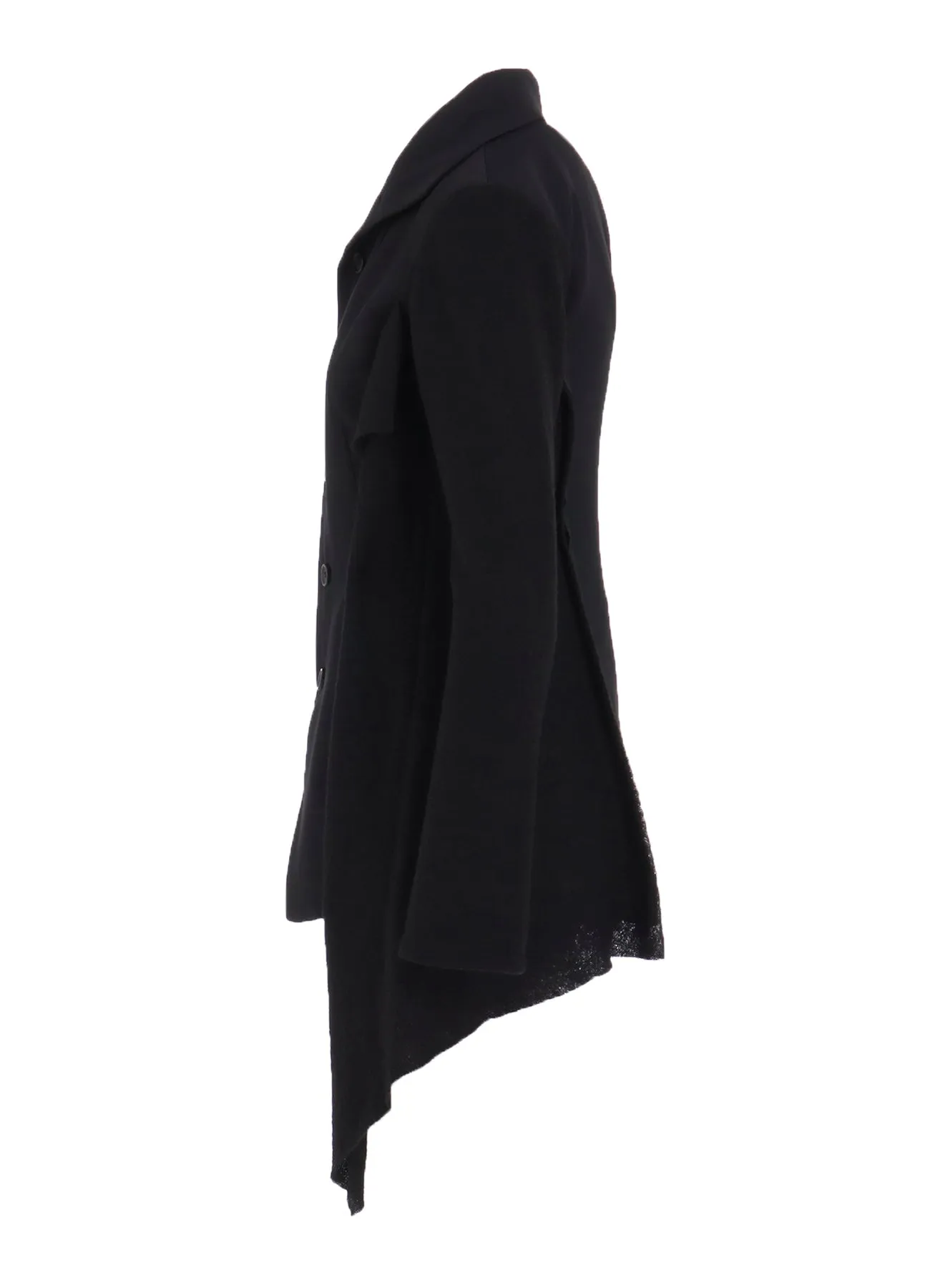 WOOL GABARDINE COMBINATION JACKET sold by Yohji Yamamoto product image thumbnail 3