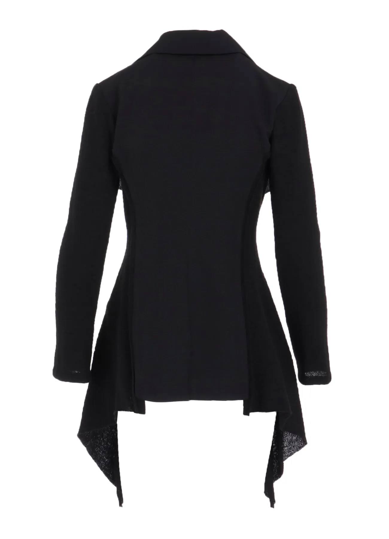 WOOL GABARDINE COMBINATION JACKET sold by Yohji Yamamoto product image thumbnail 4