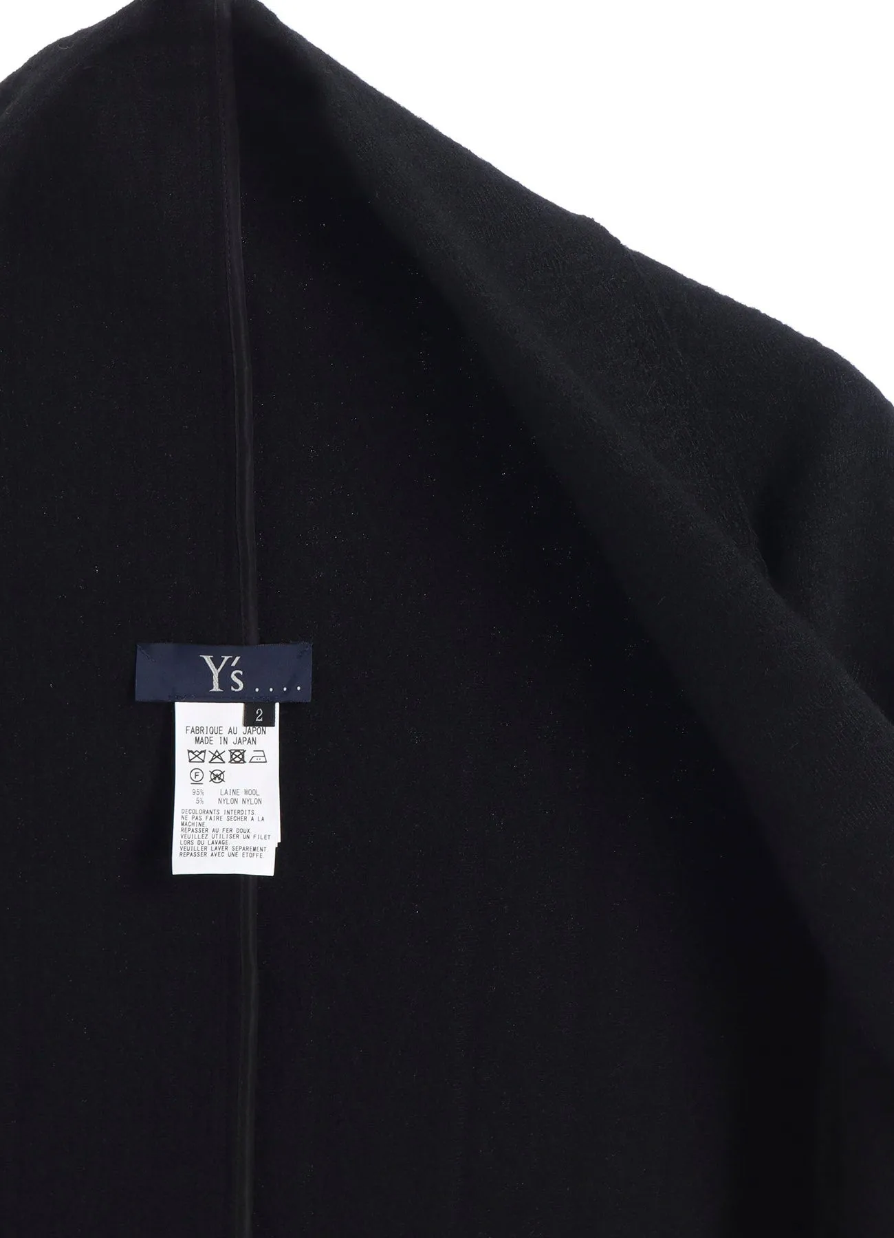 CABLE JQ KNIT SCARF BLOUSON sold by Yohji Yamamoto product image thumbnail 4