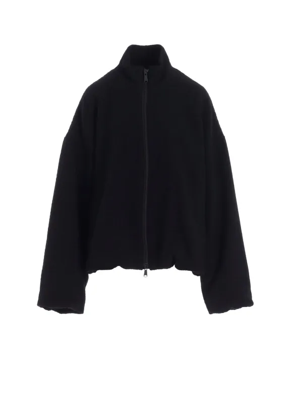CABLE JQ KNIT STAND COLLAR BLOUSON sold by Yohji Yamamoto