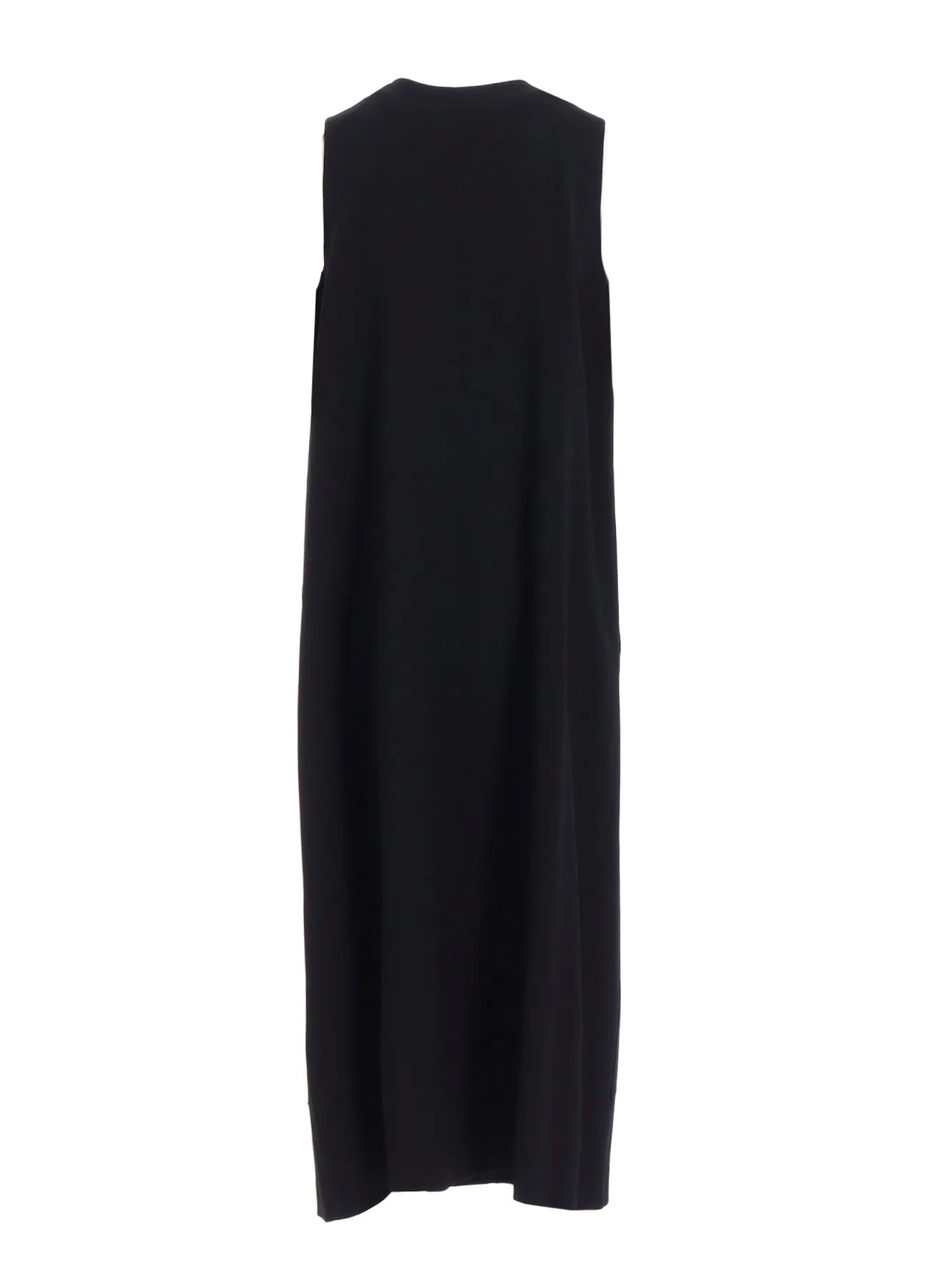 WOOL GABARDINE FRONT OPEN DRESS sold by Yohji Yamamoto product image thumbnail 3