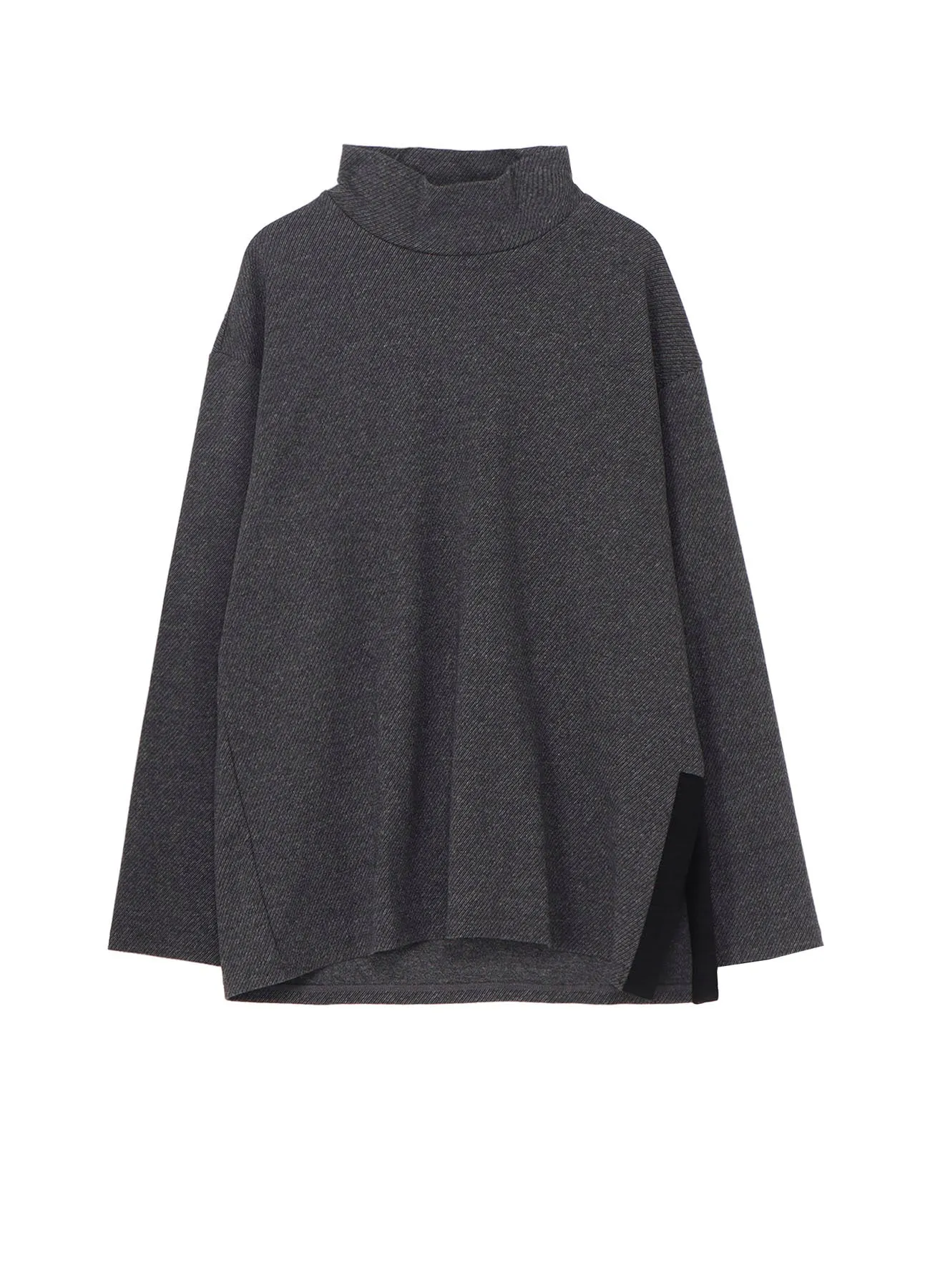 COTTON WOOL TWILL JERSEY SIDE SLIT PADDED HIGH NECK PO sold by Yohji Yamamoto