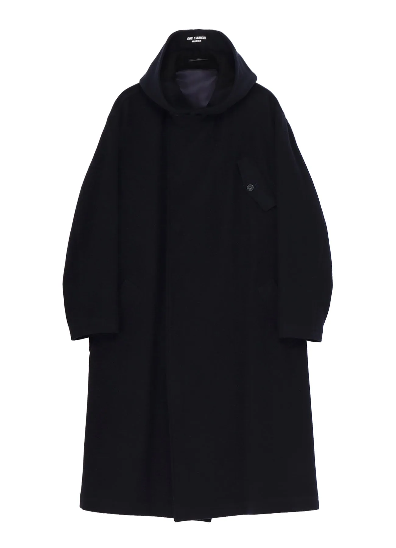 AIRY MOSSER HOODED COAT sold by Yohji Yamamoto product image thumbnail 2