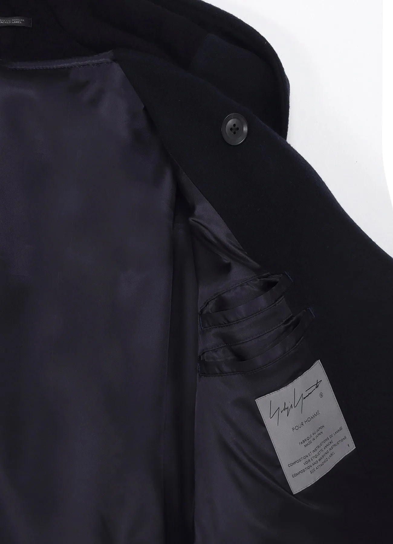 AIRY MOSSER HOODED COAT sold by Yohji Yamamoto product image thumbnail 4