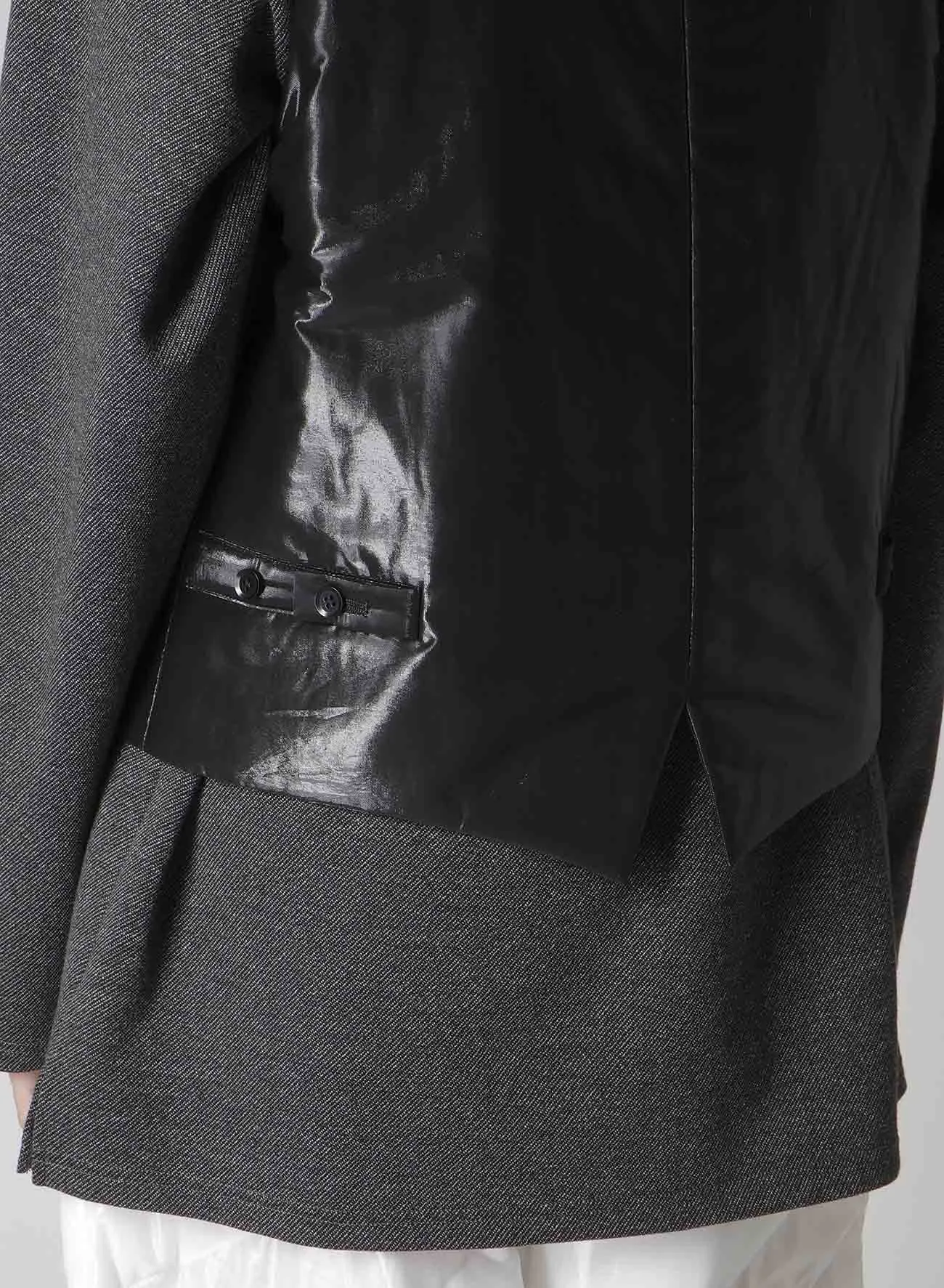 BIWA LAKE PRINTED TRANSPARENT VEST sold by Yohji Yamamoto product image thumbnail 4