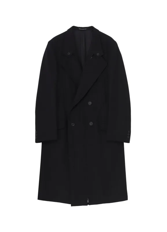 ARMY GABARDINE ZIPPER LONG JACKET sold by Yohji Yamamoto