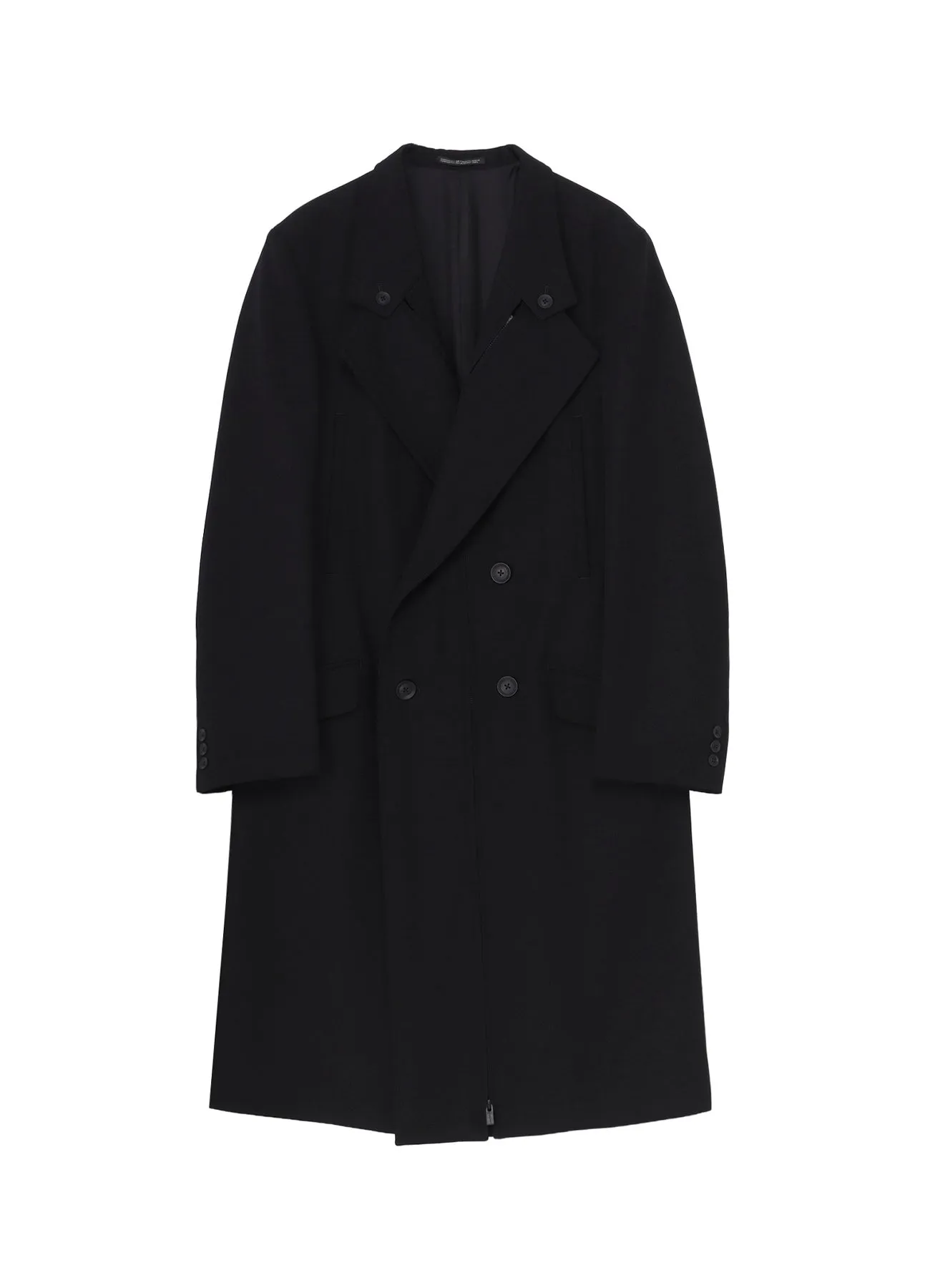 ARMY GABARDINE ZIPPER LONG JACKET sold by Yohji Yamamoto