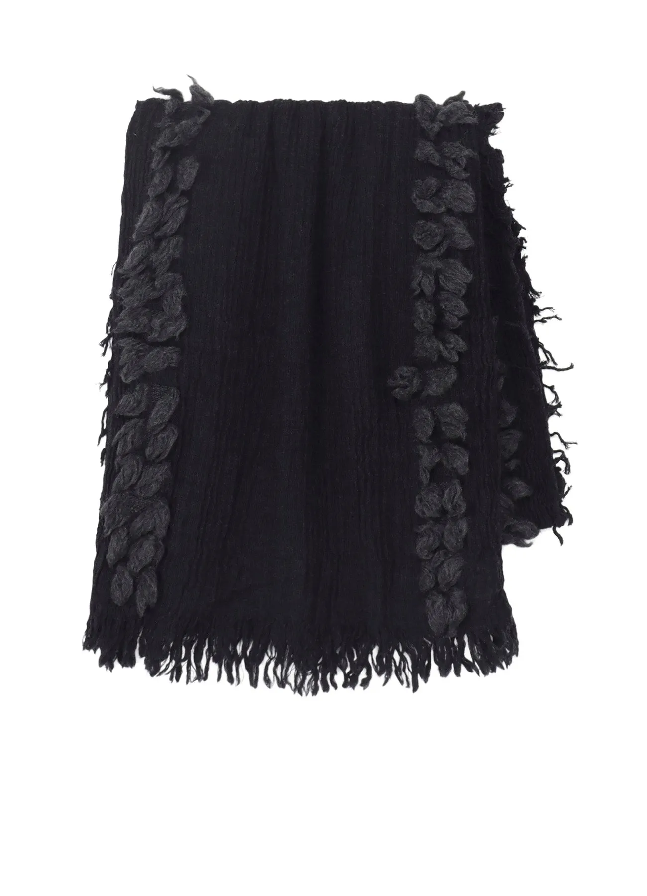 W FLAT/W SLUB WILLOW SCARF sold by Yohji Yamamoto