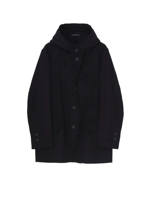 ARMY GABARDINE FOODED JACKET sold by Yohji Yamamoto
