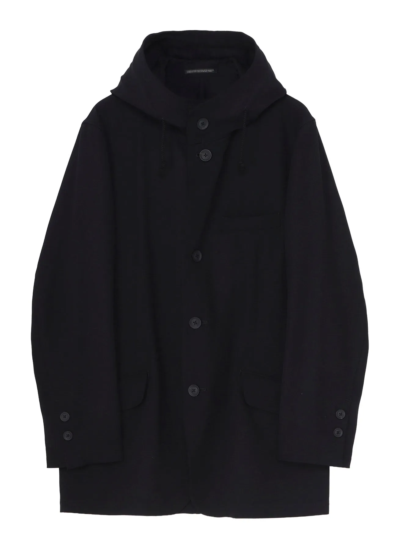 ARMY GABARDINE FOODED JACKET sold by Yohji Yamamoto product image thumbnail 2