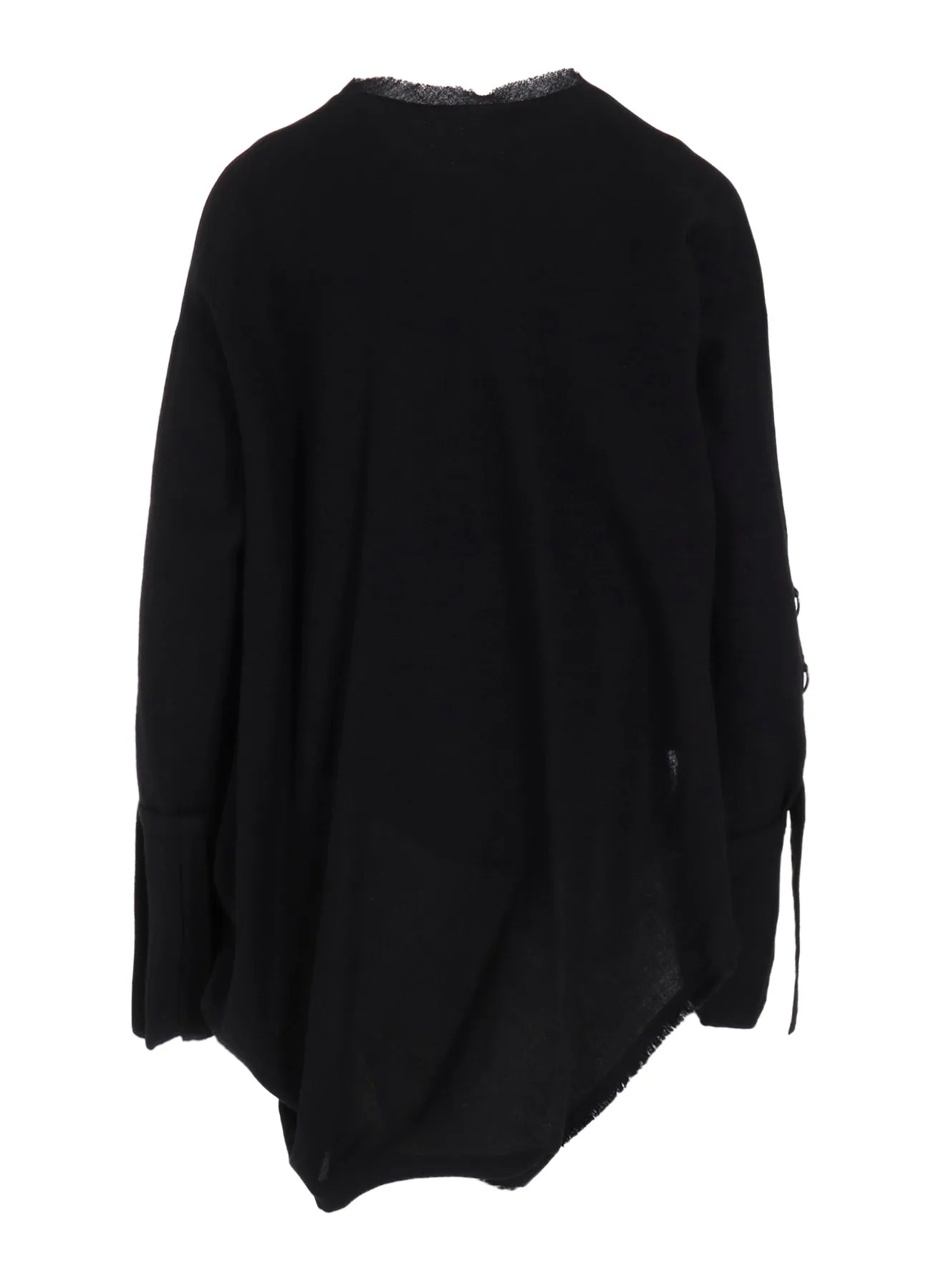 WOOL VIYELLA BLOUSE WITH D-RINGS sold by Yohji Yamamoto product image thumbnail 3