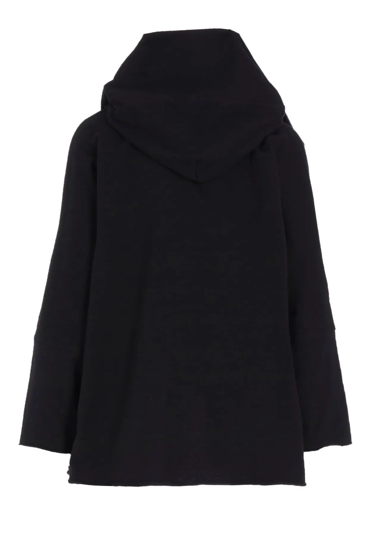 COTTON MINI FLEECE HOODIE sold by Yohji Yamamoto product image thumbnail 4