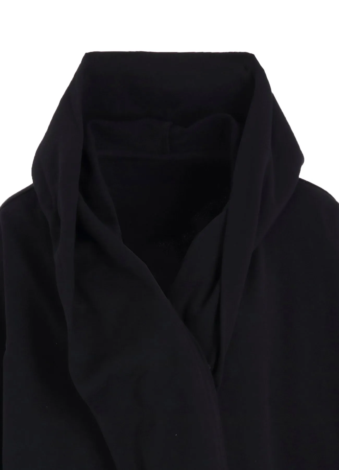 COTTON MINI FLEECE HOODIE sold by Yohji Yamamoto product image thumbnail 5