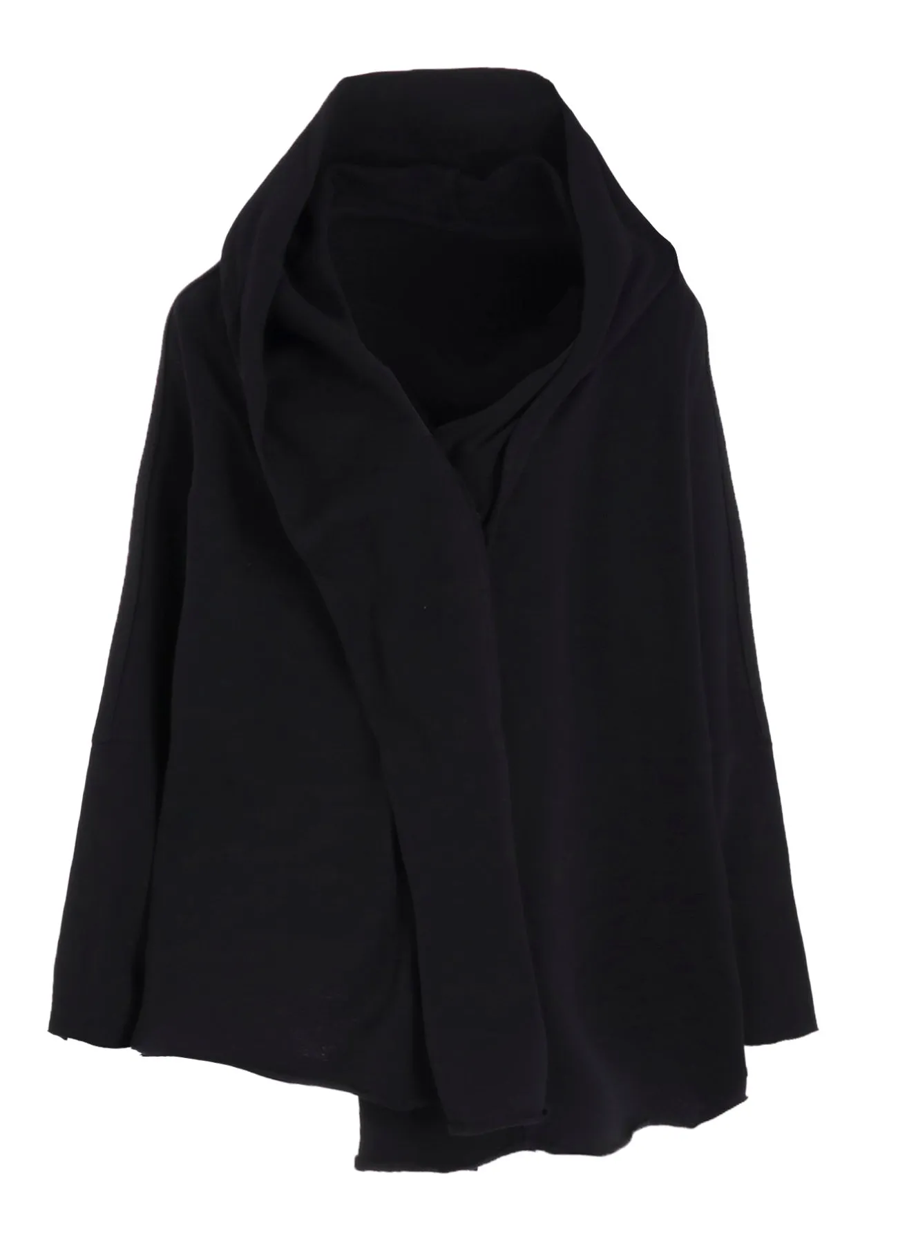 COTTON MINI FLEECE HOODIE sold by Yohji Yamamoto product image thumbnail 2